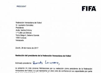 FIFA, CONMEBOL y RFEF felicitan a la nueva Junta Directiva de la FVF (+Cartas)