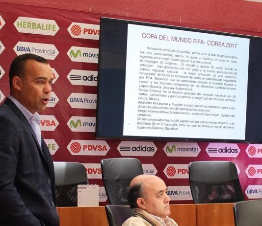 Así Rafael Dudamel presentó informe de lo logrado y el plan vinotinto a 2018
