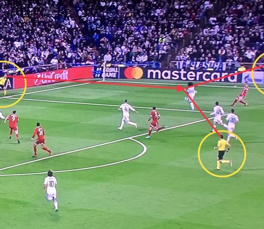 La controversial imagen del partido Real Madrid y Bayern