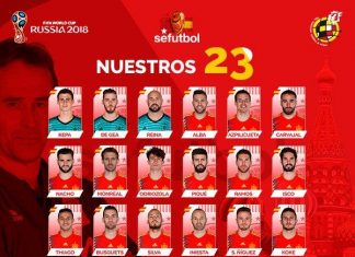 España hace pública su convocatoria de los 23 para Rusia 2018