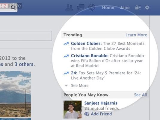 Facebook elimina el fracaso de los Trending Topics