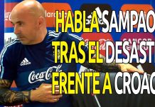 Sampaoli: Declaraciones tras desastre Argentina Croacia (Video)