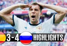 España 1 (3) Rusia 1 (4): El antifútbol gana en penales (Video Resumen)