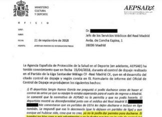 El diario aleman ‘Der Spiegel’ publica un informe que desmiente a Sergio Ramos