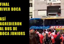 Desde las pedradas al bus, hasta las bengalas escondidas en la ropa de una niña. Los videos de la suspensión de la final River Boca