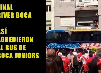 Desde las pedradas al bus, hasta las bengalas escondidas en la ropa de una niña. Los videos de la suspensión de la final River Boca