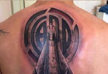 Enzo Pérez se hace un impresionante tatuaje de River para cumplir su promesa (Fotos)