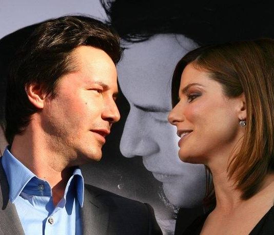 Sandra Bullock confesó que se enamoró sola de Keanu Reeves