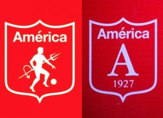 Conmoción por el cambio radical en el logo del América de Cali