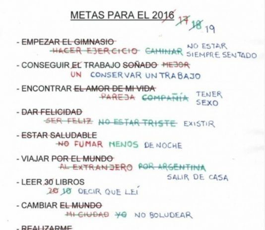 😇 Propósitos del año pasado..mejor dicho, de año nuevo… 🤔