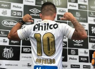 Presentado Yeferson Soteldo con el Santos y llevará el dorsal de Pelé y Neymar