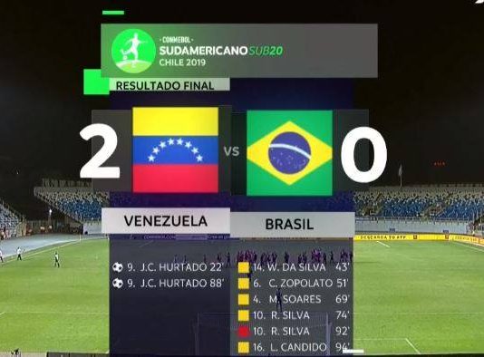 Venezuela se vengó de Brasil con resultado histórico