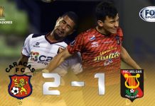(+Video) Caracas FC volvió a ceder su trascendencia en el fatídico minuto final y Melgar aprovechó el regalo.