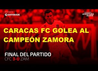 Así goleó el Caracas al Zamora (Video)