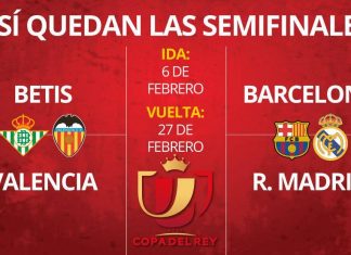 ¡Bombazo! Barcelona vs Real Madrid en la semifinal de la Copa del Rey