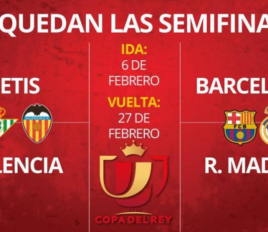 ¡Bombazo! Barcelona vs Real Madrid en la semifinal de la Copa del Rey